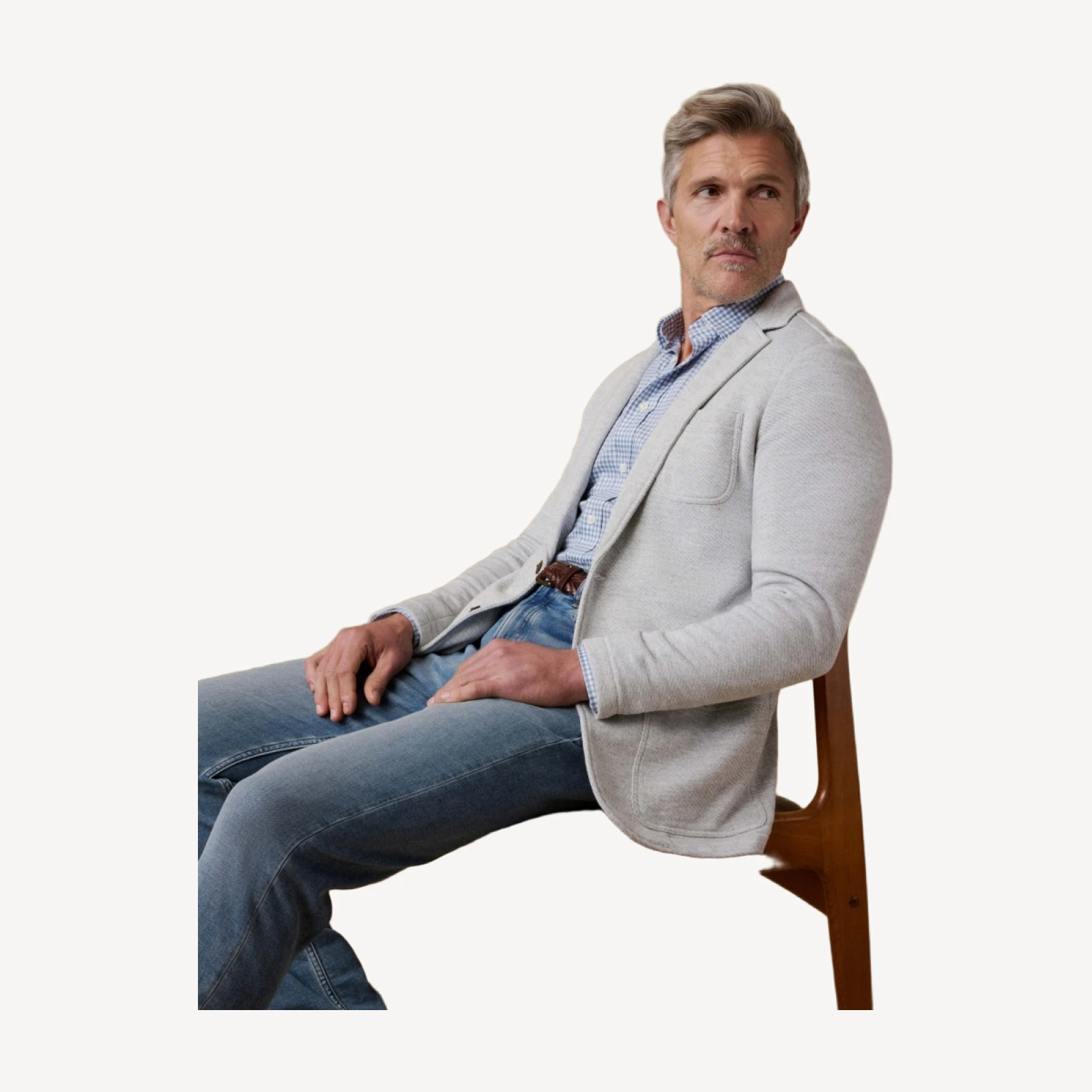 Inlet Knit Blazer (Tall) - Heather Grey