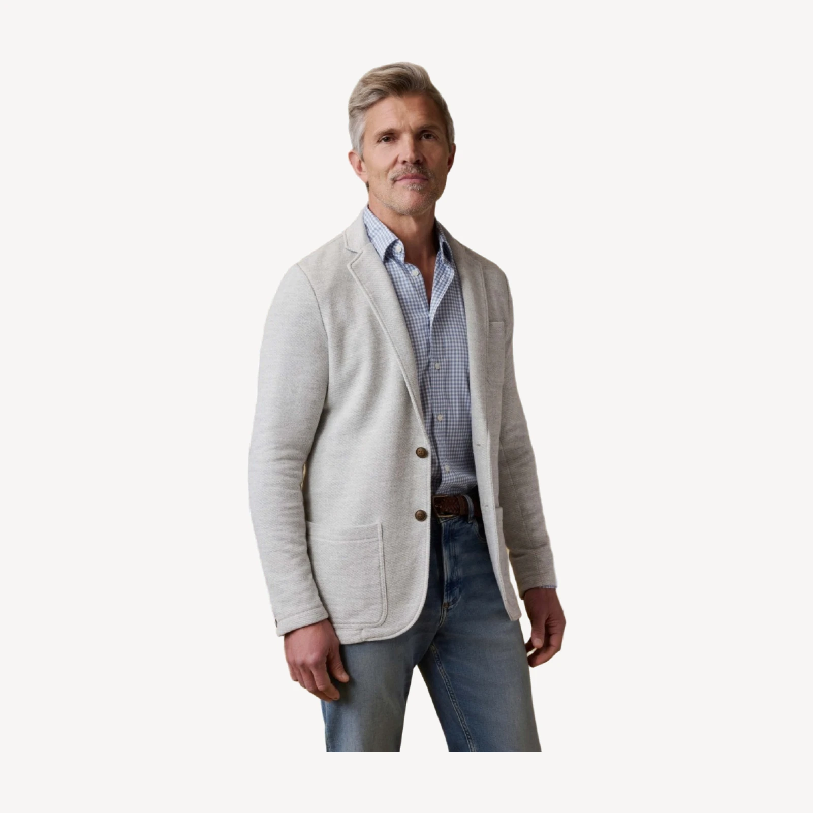 Inlet Knit Blazer (Tall) - Heather Grey