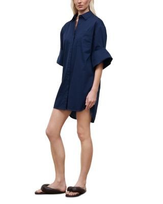 Staud Nico Mini Shirtdress
