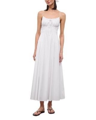 Staud Margi Pleated Dress