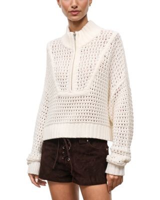 Staud Hampton Open Knit Sweater