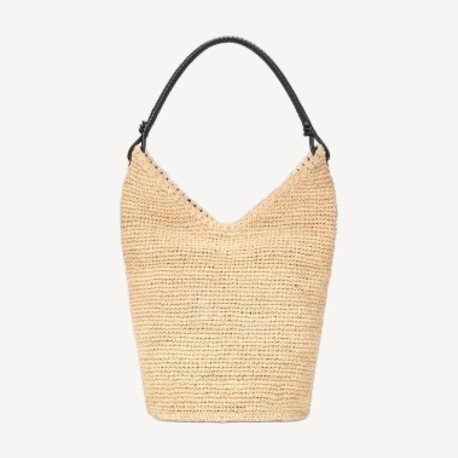Staud Lani Large Raffia Bucket Bag