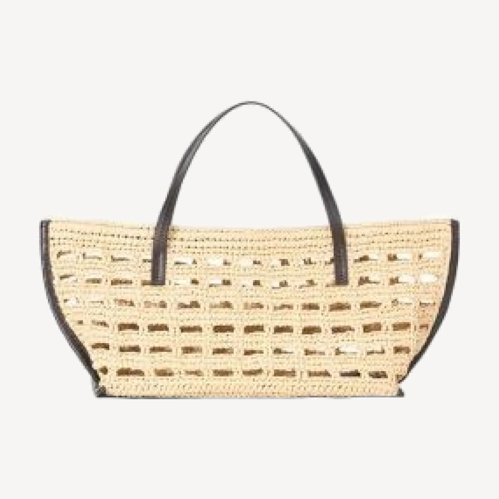 Staud Christos Mini Raffia Tote Bag