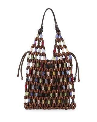 Staud Kelly Beaded Bucket Bag