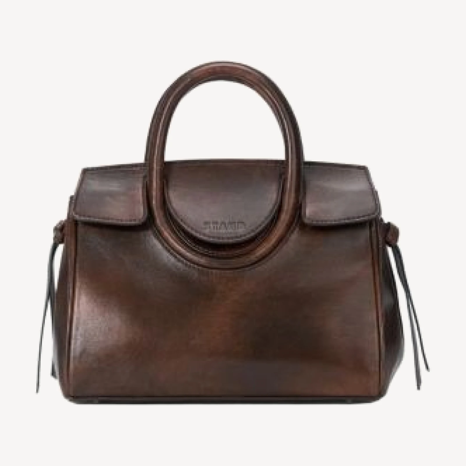 Staud Maude Mini Leather Carryall Bag