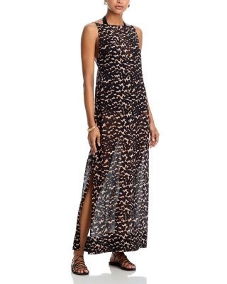 Staud Yuca Low Back Cover-Up Dress