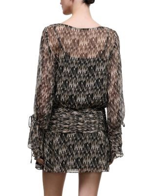 Staud Beatrix Printed Mini Dress