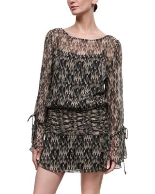 Staud Beatrix Printed Mini Dress