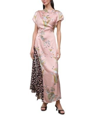 Staud Fawn Silk Stretch Maxi Dress
