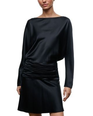 Staud Freda Silk Blend Mini Dress