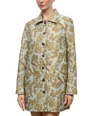 Staud Halton Metallic Printed Jacket