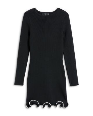 Aqua Girls' Ruffled Trim Dress, Big Kid - Exclusive