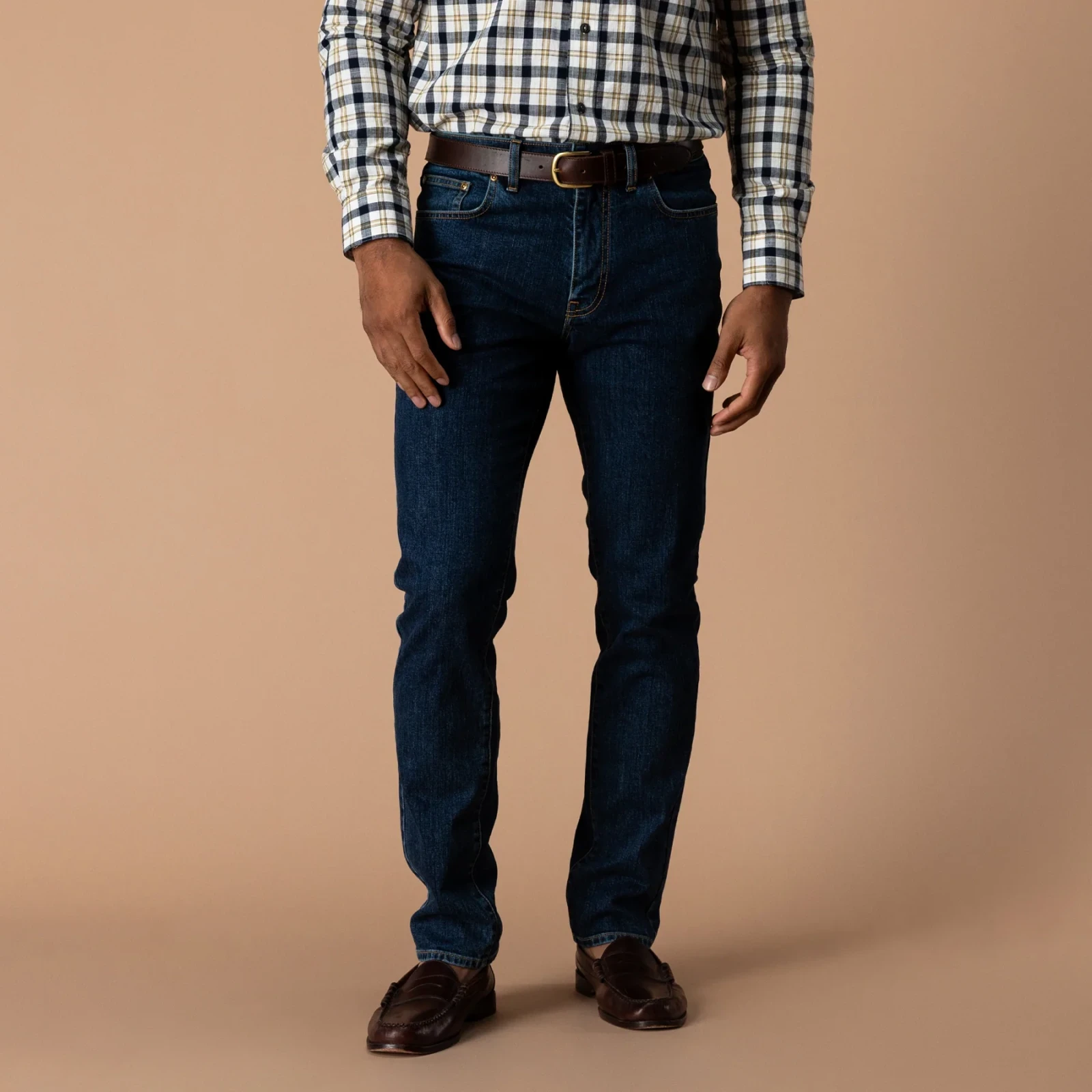Slim Straight Denim - Medium Wash