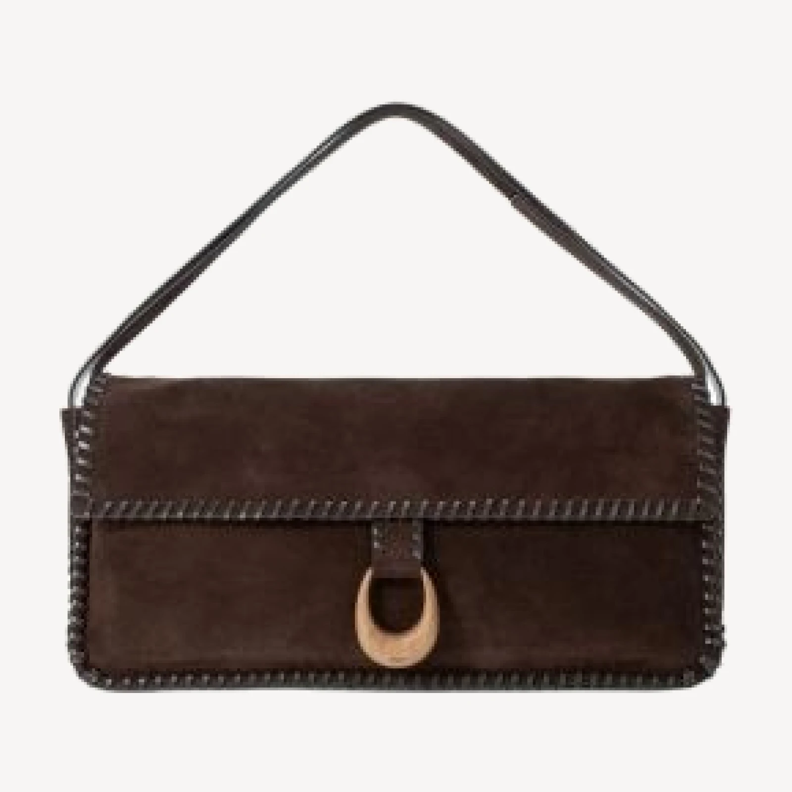 Staud Harlow Suede Messenger Bag