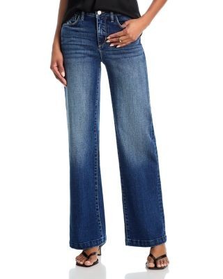 L'Agence Scottie High Rise Wide Leg Jeans in Gladstone
