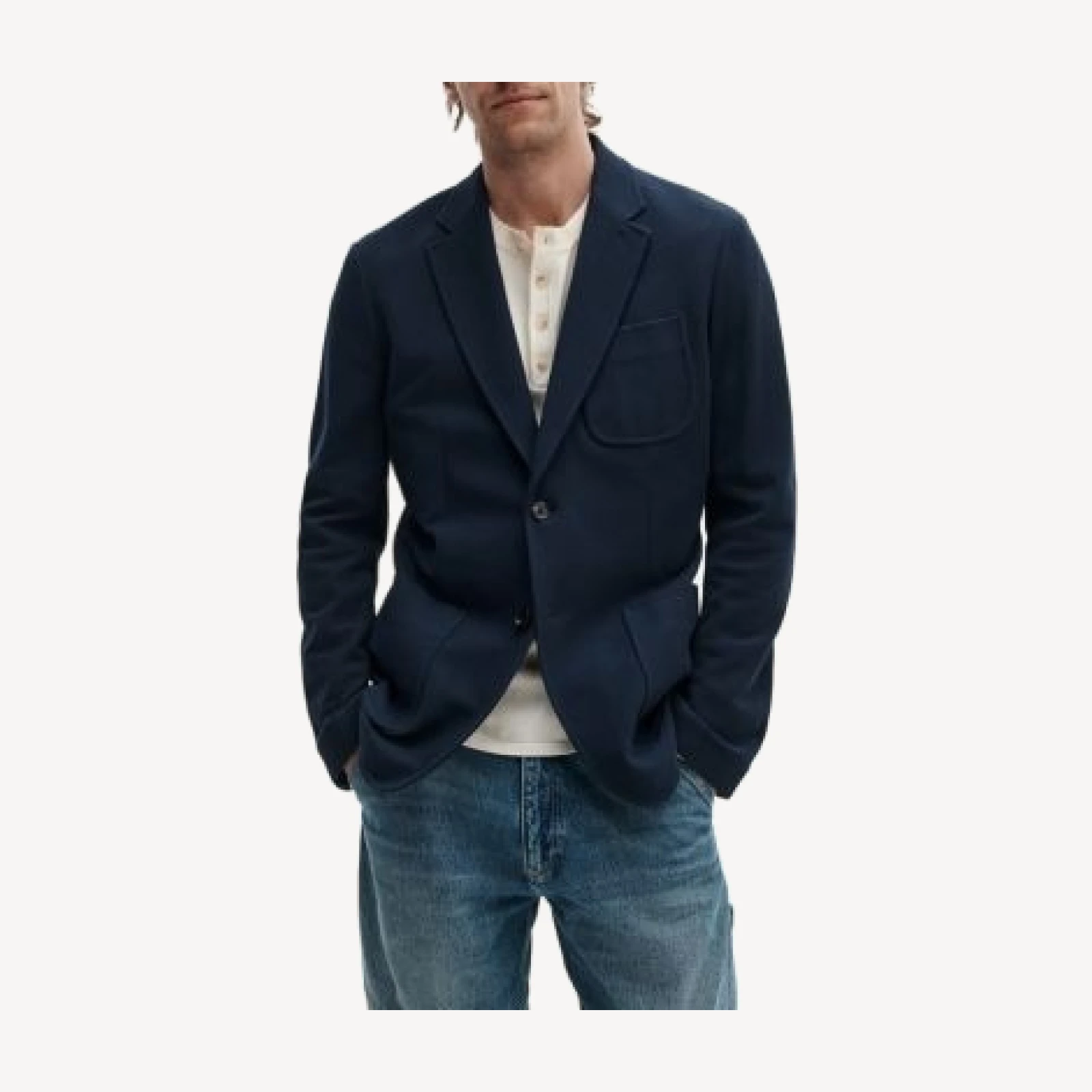 rag & bone Skeleton Knit Pique Blazer
