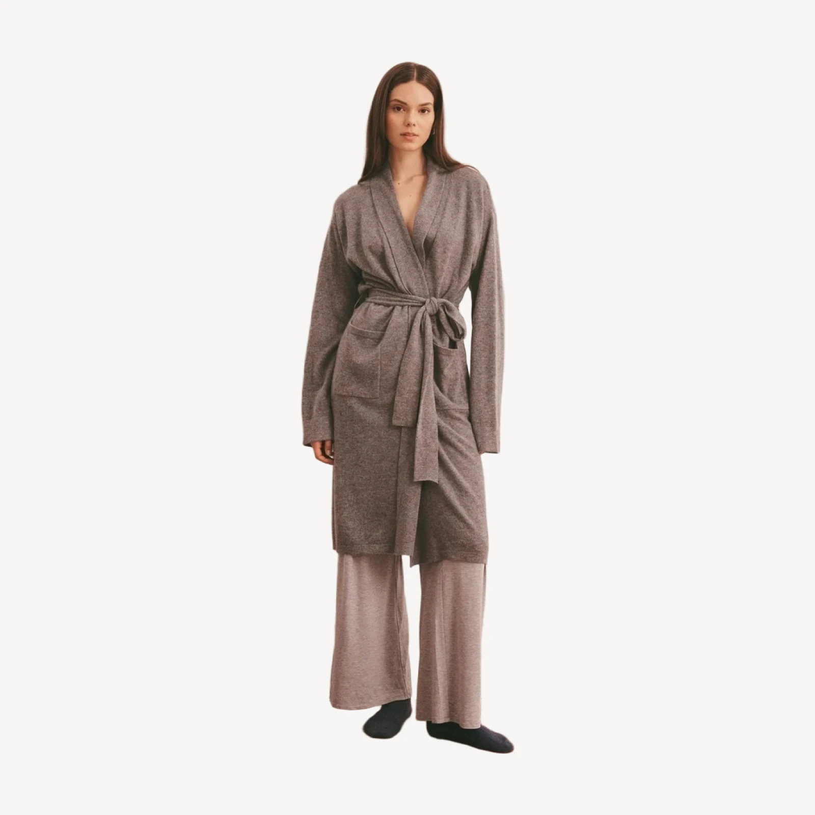 Signature Cashmere Long Robe