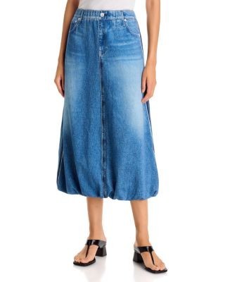 rag & bone Miramar Terry Cotton Bubble Skirt