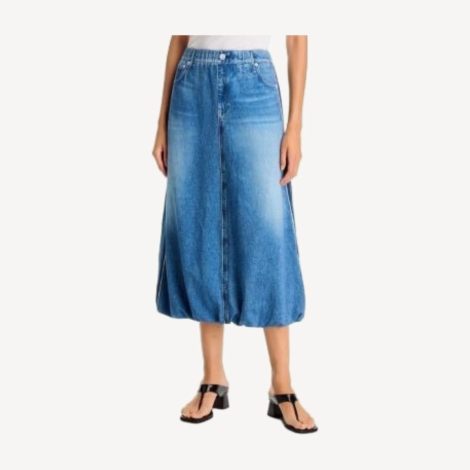 rag & bone Miramar Terry Cotton Bubble Skirt