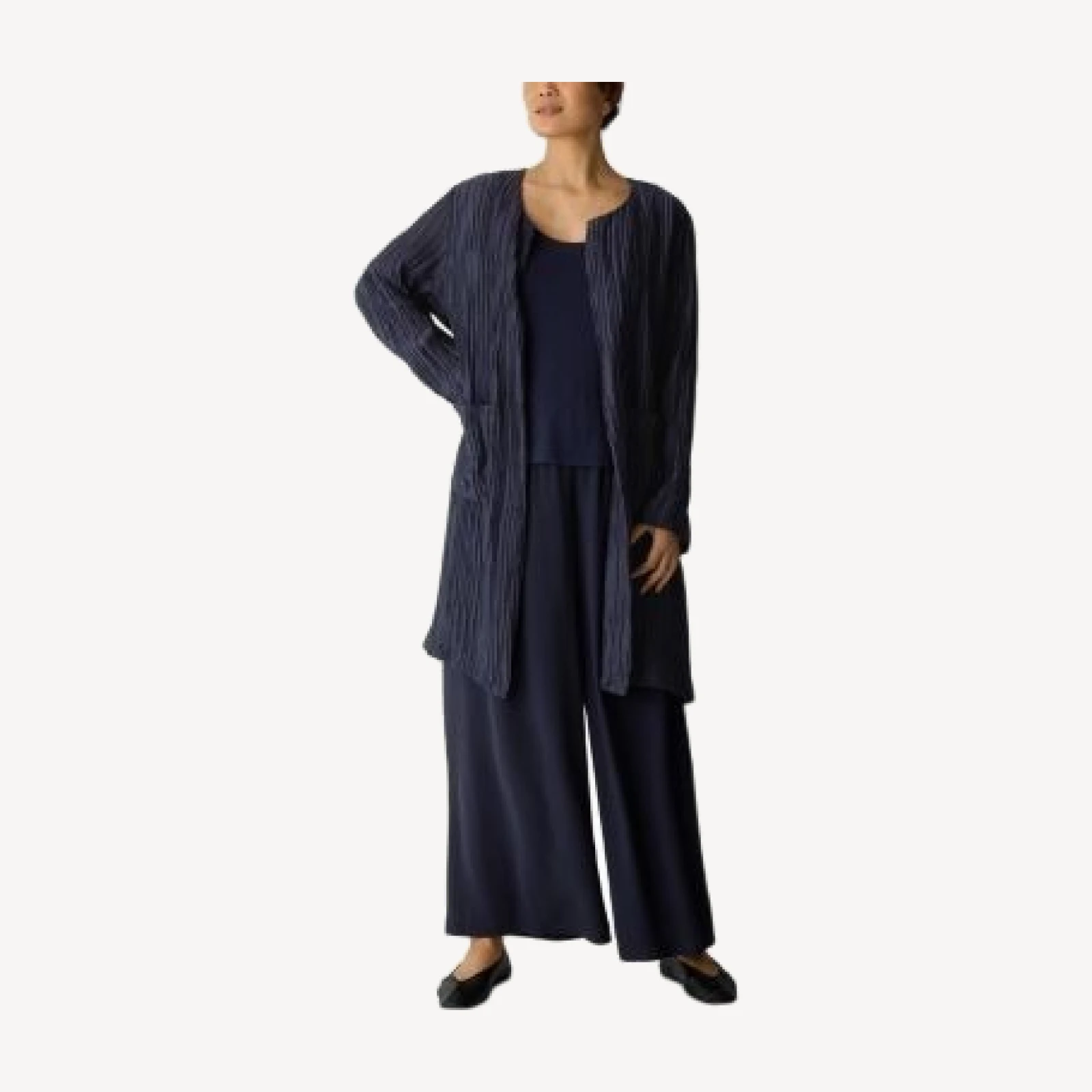 Eileen Fisher Round Neck Jacket