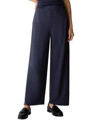 Eileen Fisher Stretch Jersey Straight Leg Ankle Pants