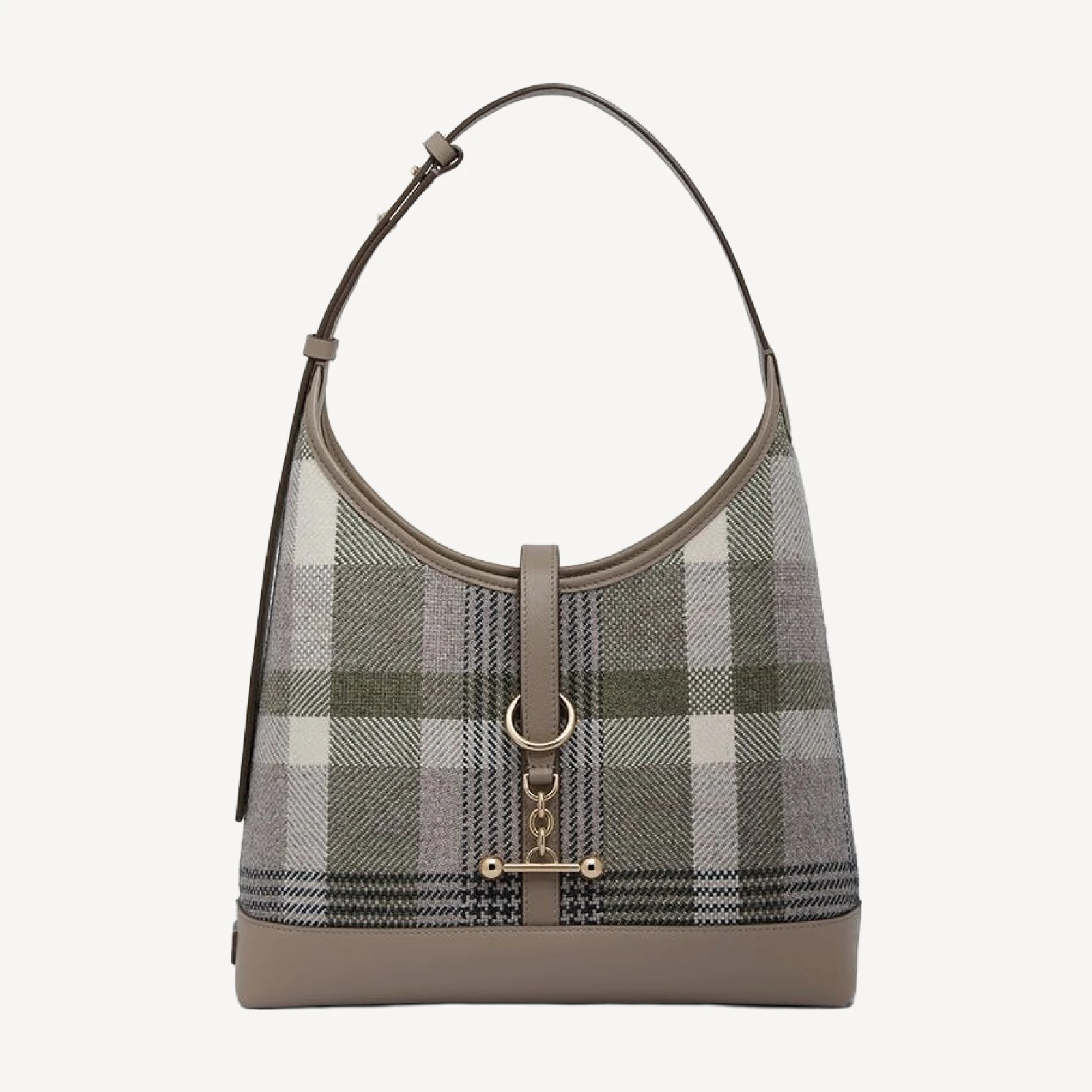 Kite Hobo - Strathberry Tartan Taupe