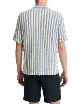 Vince Playa Stripe Short Sleeve Shirt