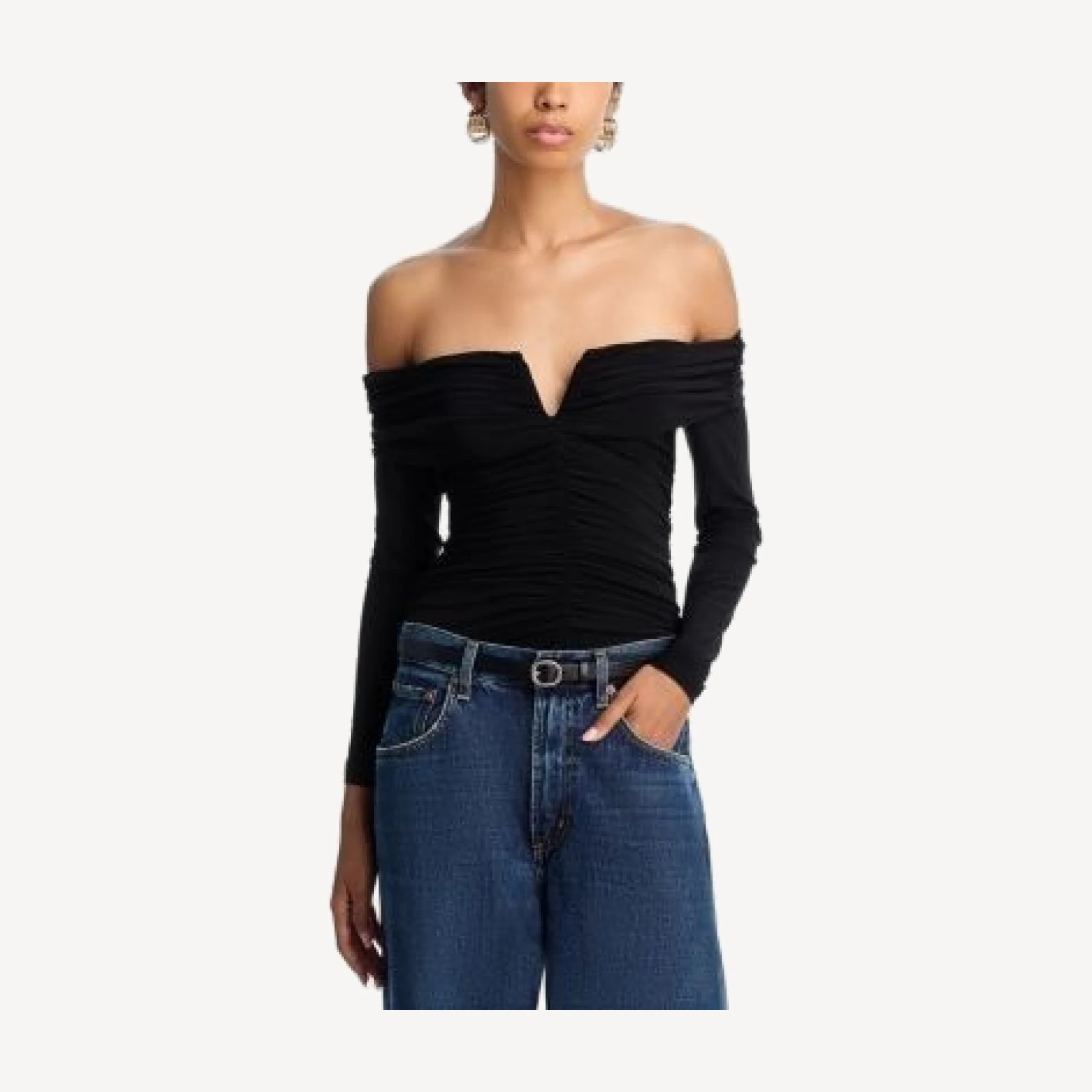 Aqua Matte Jersey Top - Exclusive