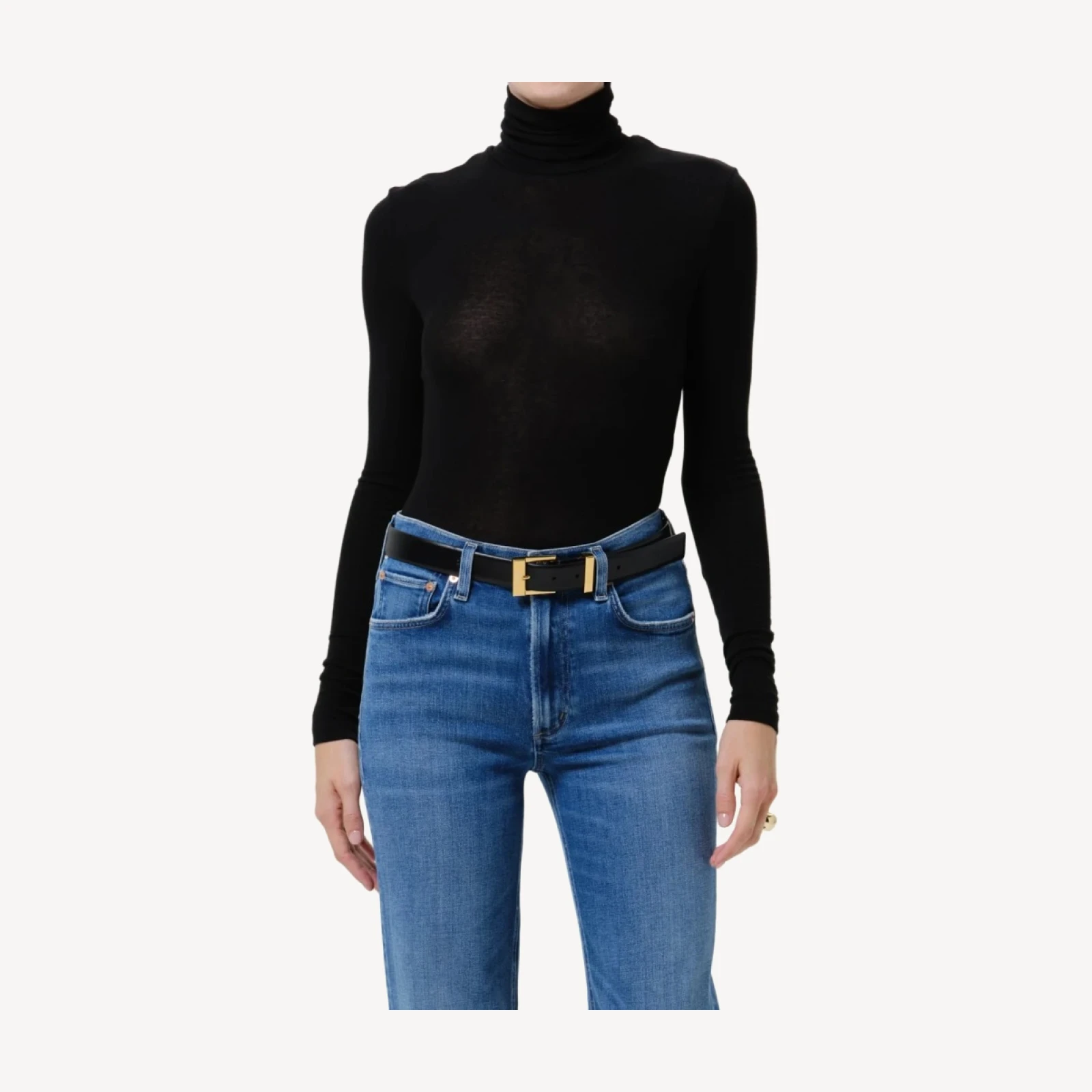 Caradene Turtleneck in Black