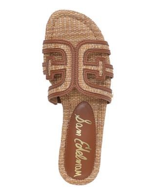 Sam Edelman Women's Bay Multi Slide Flat Sandals