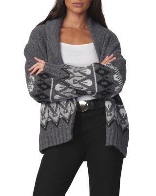 Joe's Jeans The Inga Fair Isle Zip Front Cardigan