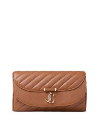 Jimmy Choo Avenue Curve Quilted Leather Clutch