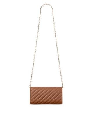Jimmy Choo Avenue Curve Quilted Leather Clutch
