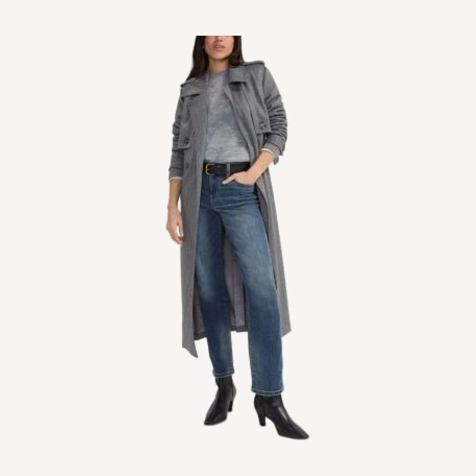 Liverpool Los Angeles Belted Maxi Trench Coat