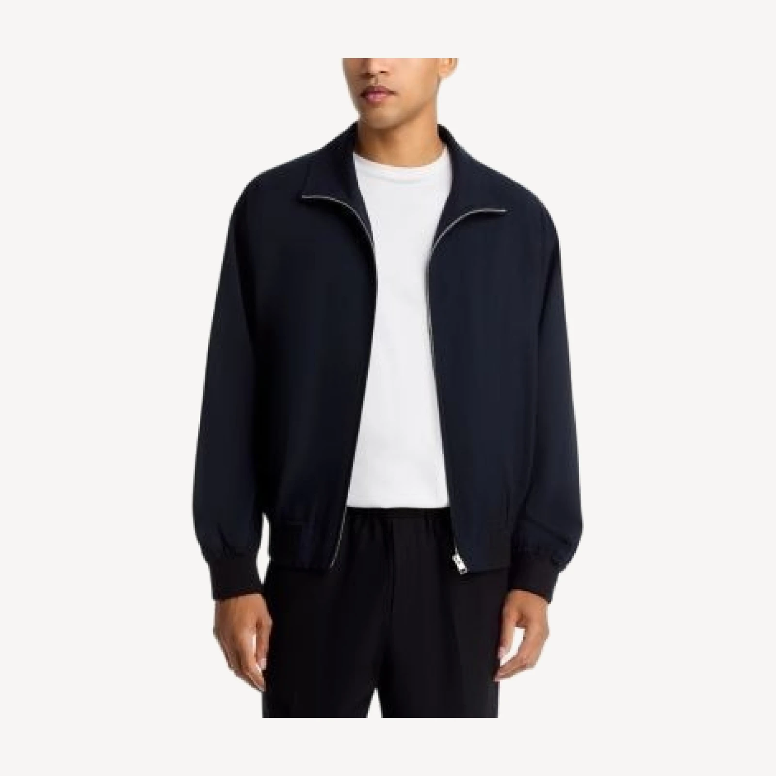 Frame Wool Zip Blouson Jacket
