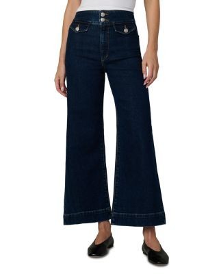 Joe's Jeans The Ella High Rise Wide Leg Ankle Jeans in Magnetic