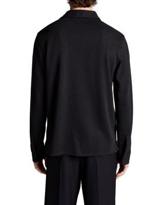 Vince Herringbone Cotton Blend Shirt