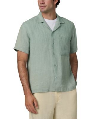 Joe's Jeans Linen Short Sleeve Camp Shirt