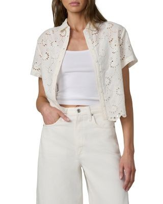 Joe's Jeans The Eyelet Short Sleeve Shirt