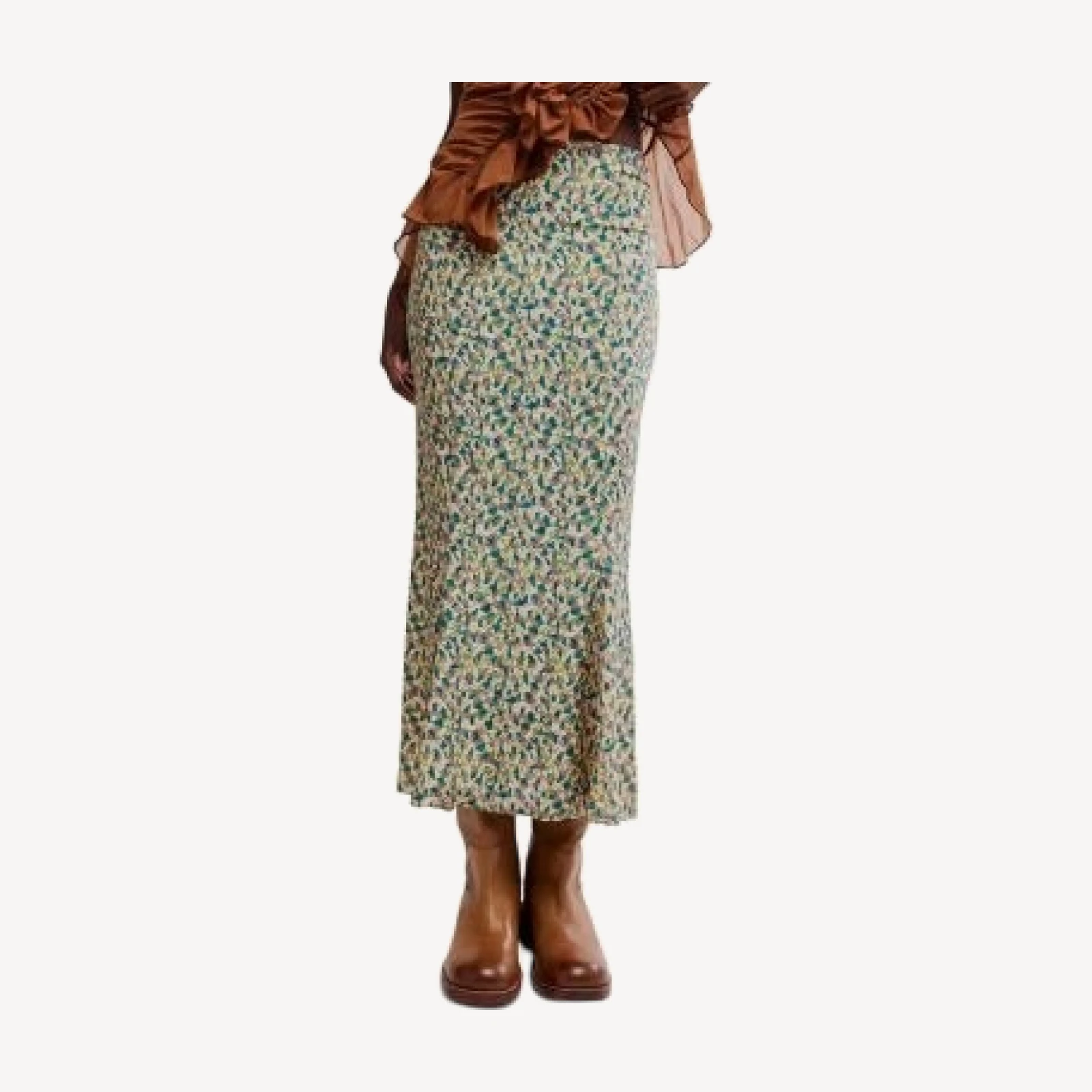 Free People Bonita Printed Maxi Skirt