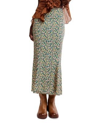 Free People Bonita Printed Maxi Skirt