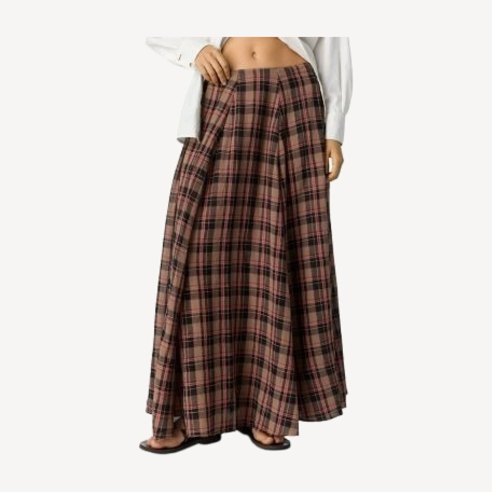 Free People Ives Cotton Printed Maxi Skirt