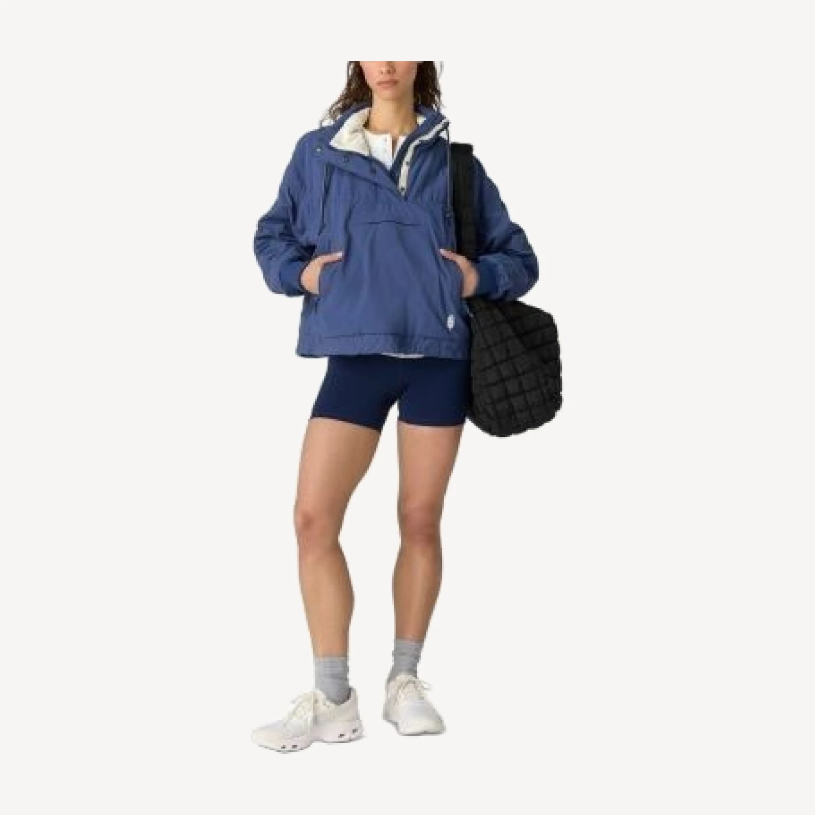 Free People Field Tripper Mock Neck Pullover Jacket