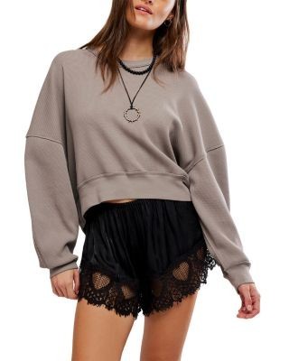 Free People Skyline Thermal Long Sleeve Tee