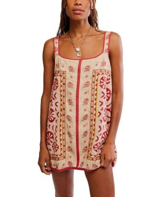 Free People Fleur Cotton Mini Shift Dress