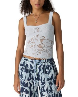 Free People Heirloom Lace Square Neck Camisole