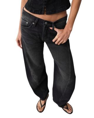 Free People Fable Cotton High Rise Twisted Seam Jeans in Overdrive