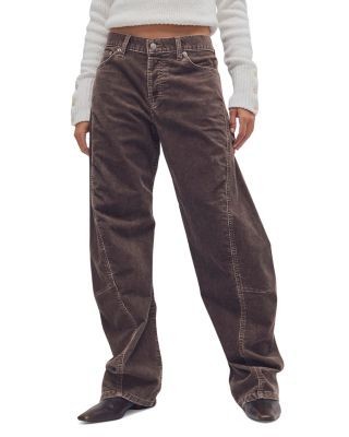 Free People High Rise Fable Washed Corduroy Jeans