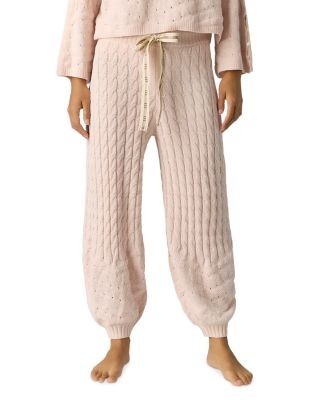Free People Fireside Crush Knit Drawstring Joggers