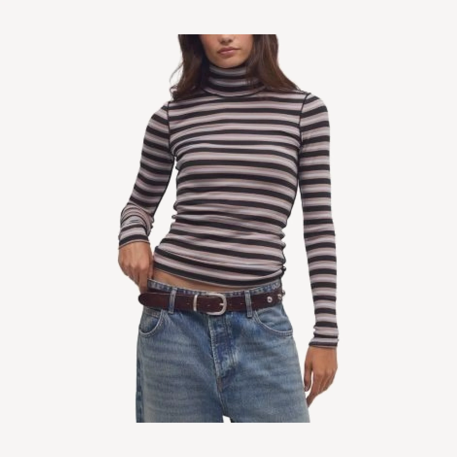 Free People Good Good Turtle Stripe Tee